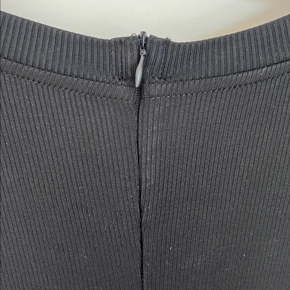 🪅CIDER Black Sleeveless Ribbed Wide Leg Jumpsuit XL - Picture 5 of 10